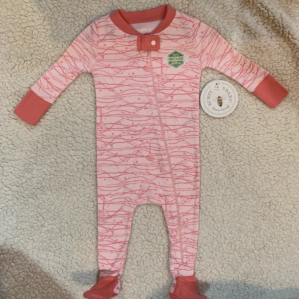 NWT Burt’s Bees Baby Organic Cotton Sleeper